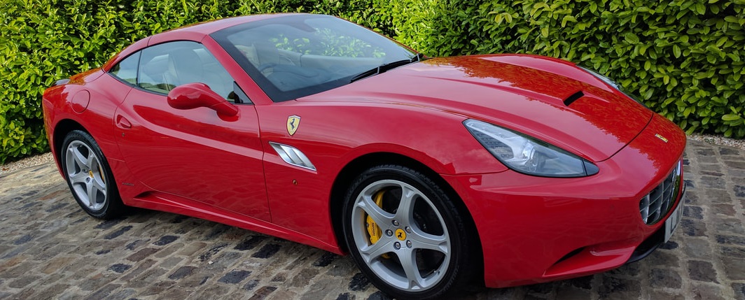 Ferrari Ceramic Coating at Pristine Mobile Detailing of San Diego