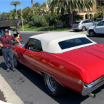 water spots on car paint before exterior detailing in San Diego